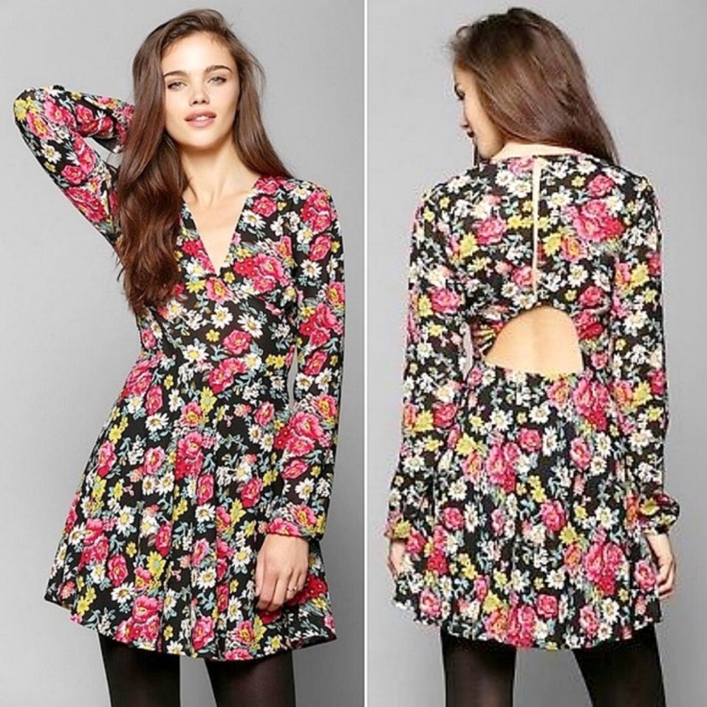 Urban Outfitters Yaya Nom de Plume cut out dress